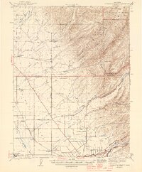 Richardson Springs 1944 topographic map thumbnail