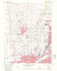 Rio Linda 1967 topographic map thumbnail
