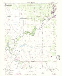 Ripon 1969 topographic map preview