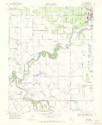 Ripon 1969 topographic map preview