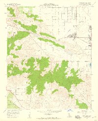 Ritter Ridge 1958 topographic map thumbnail