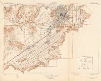 Riverside and Vicinity 1942 topographic map thumbnail