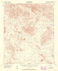 Rodman Mountains 1955 topographic map thumbnail