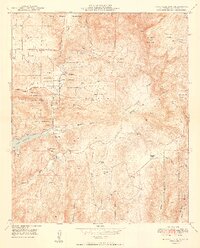 Rodriguez Mtn. 1949 topographic map thumbnail