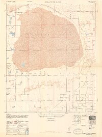 Rosamond Lake 1947 topographic map thumbnail