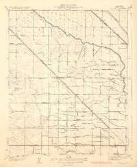 Rosedale 1933 topographic map thumbnail