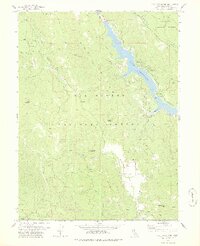 Ruth Reservoir topographic map thumbnail