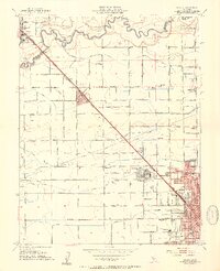 Salida 1953 topographic map preview