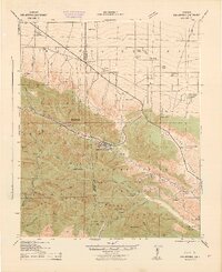 San Antonio 1942 topographic map thumbnail