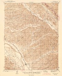 San Ardo 1943 topographic map thumbnail