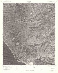 San Clemente 1974 topographic map thumbnail