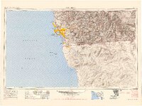 San Diego 1955 topographic map thumbnail