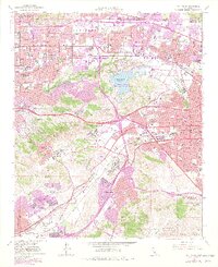 San Dimas 1966 topographic map thumbnail