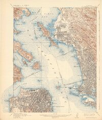 San Francisco 1915 topographic map thumbnail