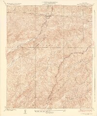 San Francisquito 1937 topographic map thumbnail