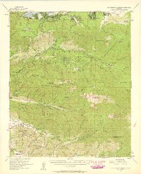 San Gorgonio Mountain 1954 topographic map thumbnail