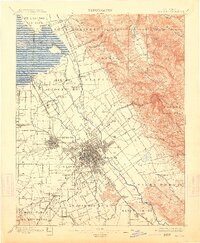 San Jose 1899 topographic map thumbnail