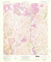 San Juan Capistrano 1968 topographic map preview