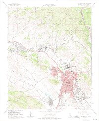 San Luis Obispo 1965 topographic map thumbnail