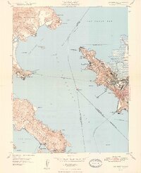 San Quentin 1948 topographic map thumbnail