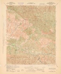 San Rafael Mtn. 1942 topographic map thumbnail