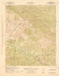 San Rafael Mtn. 1943 topographic map thumbnail