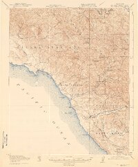 San Simeon 1919 topographic map thumbnail