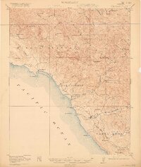 San Simeon 1919 topographic map thumbnail