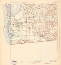San Ysidro 1943 topographic map thumbnail