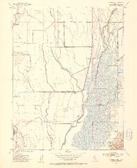 Sanborn Slough 1952 topographic map thumbnail