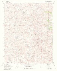 Sand Canyon 1965 topographic map preview