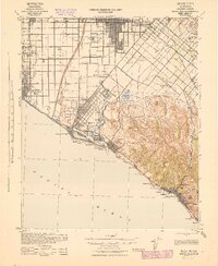 Santa Ana 1942 topographic map thumbnail