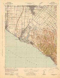 Santa Ana 1942 topographic map thumbnail