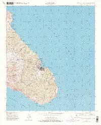Santa Catalina East 1943 topographic map thumbnail