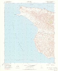 Santa Cruz Island A 1943 topographic map thumbnail