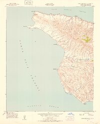 Santa Cruz Island A 1943 topographic map thumbnail