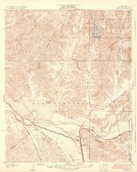 Saugus 1933 topographic map thumbnail