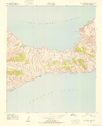 Santa Cruz Island C 1943 topographic map thumbnail