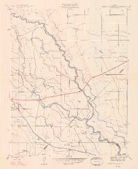 Santa Rita Bridge 1948 topographic map thumbnail