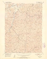 Schell Mtn 1952 topographic map preview
