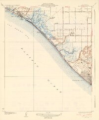 Seal Beach 1935 topographic map thumbnail