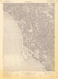 Shelter Cove 1969 topographic map thumbnail