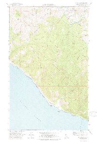 Shubrick Peak 1969 topographic map thumbnail