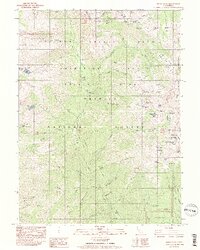 Siligo Peak 1982 topographic map thumbnail
