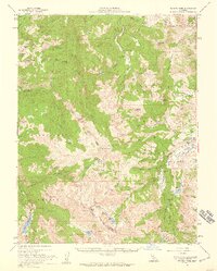 Sonora Pass 1956 topographic map thumbnail