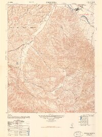 Spreckels 1947 topographic map thumbnail