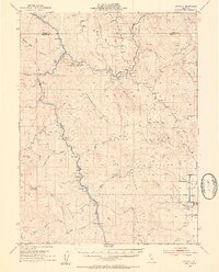 Spyrock 1952 topographic map thumbnail