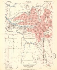Stockton West 1952 topographic map thumbnail