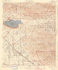 Sunland 1942 topographic map thumbnail