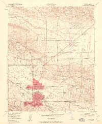 Taft 1950 topographic map preview